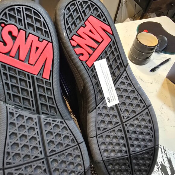 Vans Men's Skate Mixxa Suede Leather Shoes Black Grey size 10 NEW VN000CUYN42 - Picture 8 of 13